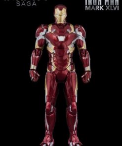 Infinity Saga Dlx Action Figura 1/12 Iron Man Mark 46 17 Cm Threezero