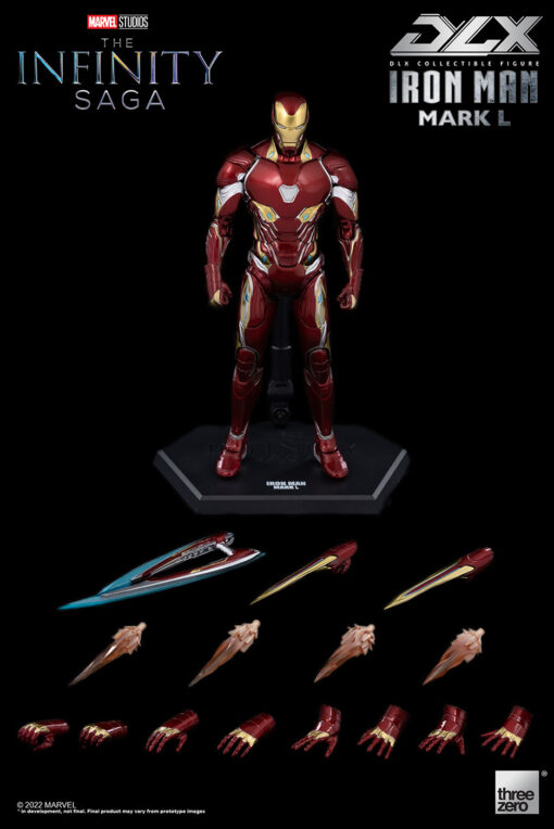 Infinity Saga Iron Man Mark 50 Af Action Figura Threezero