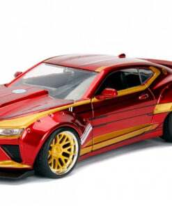 JADA IRON MAN CHEVROLET CAMARO SS 2016 DIE-CAST SCALA 1:24 MARVEL AVENGERS - GIOCATTOLI VARI