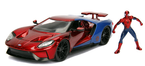 JADA SPIDER-MAN FORD GT 2017 DIE-CAST SCALA 1:24 MARVEL - GIOCATTOLI VARI