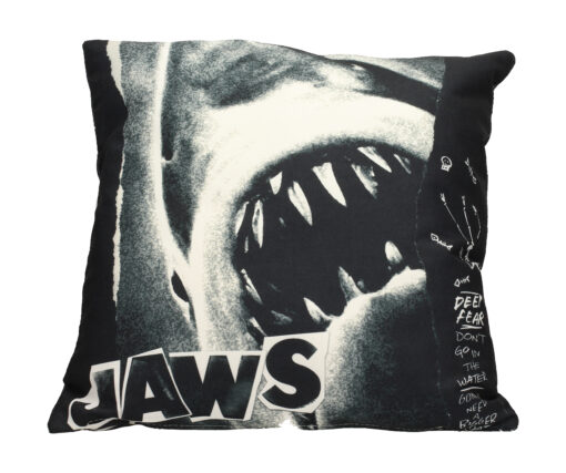 Jaws Collage Square Cuscino Cuscino Sd Toys