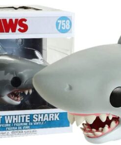 Jaws Funko POP Movies Vinile Figura Grande Squalo Bianco 15 cm