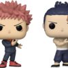 Jujutsu Kaisen Funko POP Animazione Vinile 2 Figure Itadori & Todo 9 cm