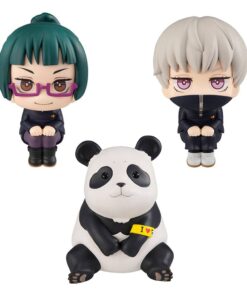 Jujutsu Kaisen Look Up Pvc Statuas Maki & Toge & Panda Limited Ver. 11 Cm Megahouse