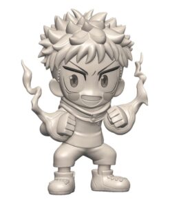 Jujutsu Kaisen Toonize Pvc Statua Yuji Itadori Cartoon Color Ver. 13 Cm Furyu