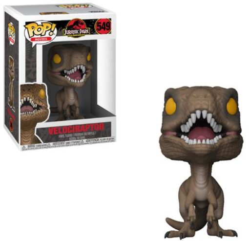 Jurassic Park - Pop Funko Vinile Figura 549 Velociraptor 9cm Funko Figures