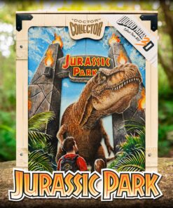 JURASSIC PARK REX ATTACK WOODART POSTER DOCTOR COLLECTOR