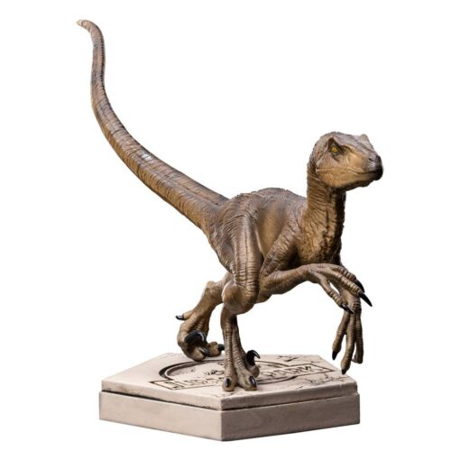 Jurassic World Icons Statua Velociraptor B 9 Cm Iron Studios