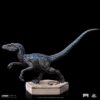 Jw Icons Velociraptor Blue Statua Statua Iron Studios