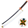 KATANA NON AFFILATA DEMON SLAYER INSECT NICHIRIN BAMBOO ANIME DEMON SLAYER - RIPRODUZIONI/REPLICHE