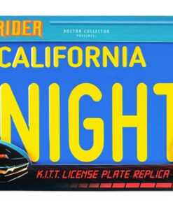 Knight Rider License Piatto Replica Doctor Collector