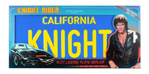 Knight Rider License Piatto Replica Doctor Collector