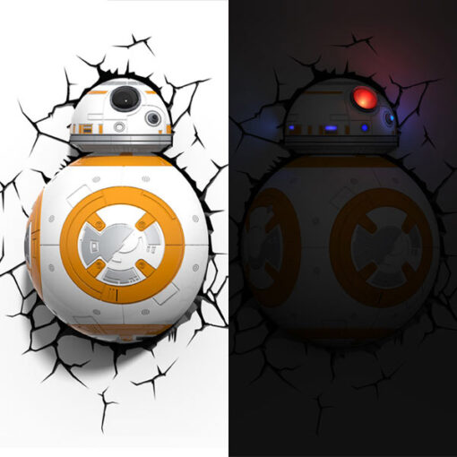 LAMPADA DA MURO 3D BB-8 STAR WARS GADGET