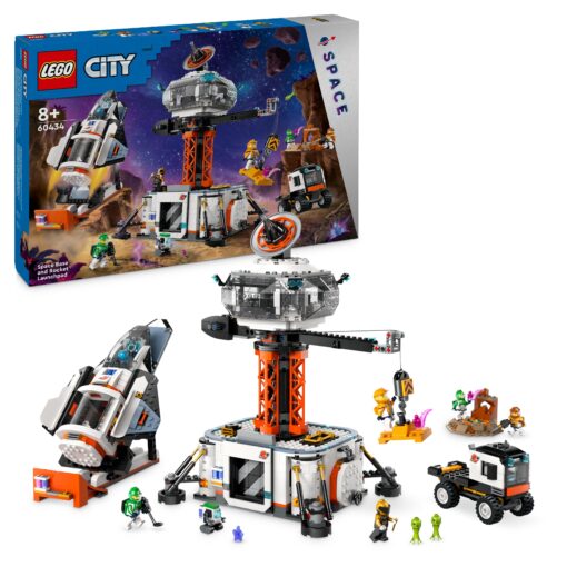 LEGO CITY 60434 - BASE SPAZIALE E PIATTAFORMA DI LANCIO