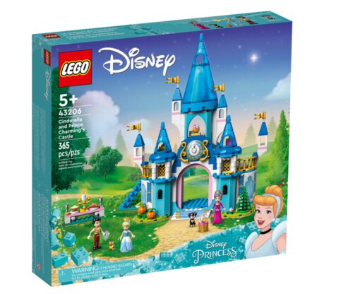 LEGO DISNEY PRINCESS 43206 - IL CASTELLO DI CENERENTOLA E DEL PRINCIPE AZZURRO