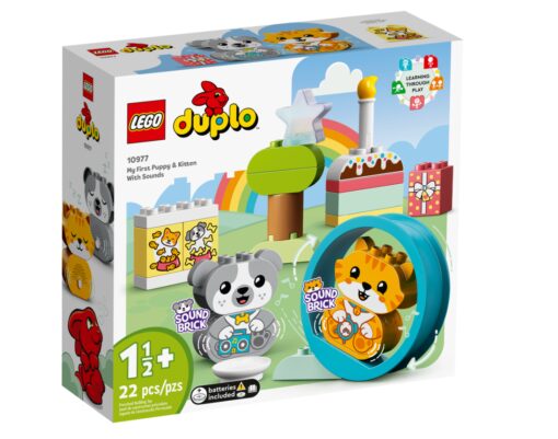 LEGO DUPLO 10977 - IL MIO PRIMO CAGNOLINO E GATTINO CON SUONI