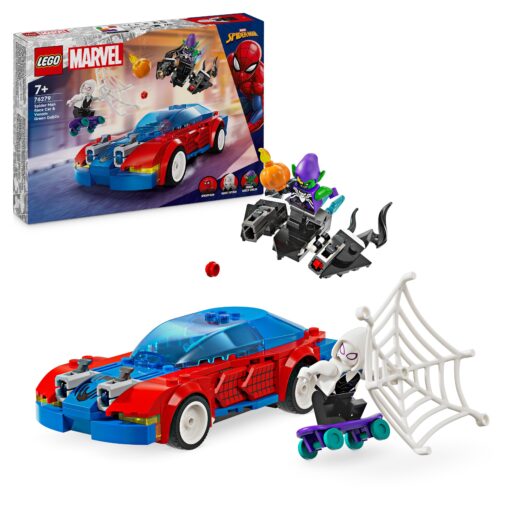 LEGO MARVEL SUPERHEROES 76279 - AUTO DA CORSA DI SPIDR-MAN E VENOM GOBLIN