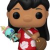 Lilo & Stitch Disney Funko POP Animazione Vinile Figura Lilo con Scrump 9 cm