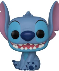 Lilo & Stitch Disney Funko POP Animazione Vinile Figura Stitch Sorridente Seduto 9 cm