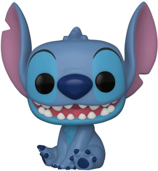 Lilo & Stitch Disney Funko POP Animazione Vinile Figura Stitch Sorridente Seduto 9 cm