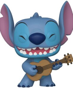 Lilo & Stitch Disney POP! Figure in Vinile Stitch con Ukulele 9 cm Funko