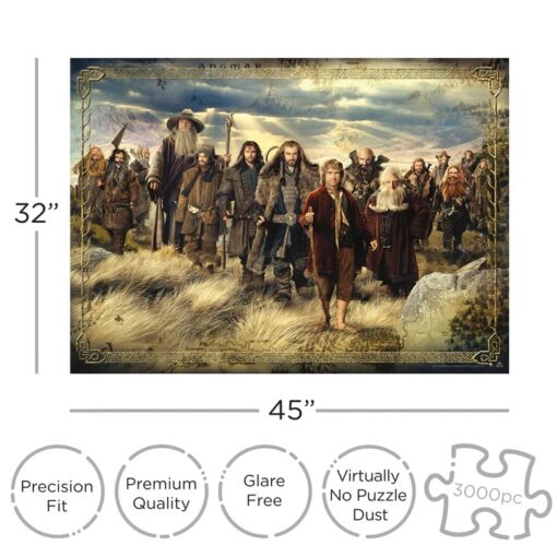 Lo Hobbit 3000 Pezzi Puzzle Puzzle Aquarius Ent