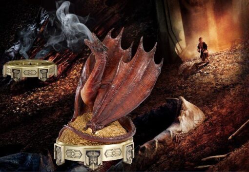 Lo Hobbit Porta Incenso del Drago Smaug 25 cm Noble Collection