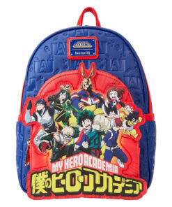 Loungefly My Hero Academia Group Debossed Logo Zaino 26cm Loungefly