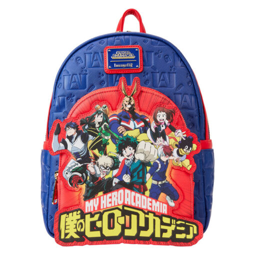 Loungefly My Hero Academia Group Debossed Logo Zaino 26cm Loungefly