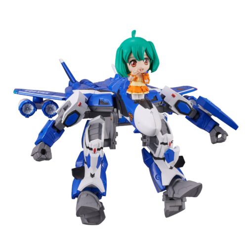 Macross Frontier Tiny Session Vf-25g Messiah Valkyrie (michael Use) Con Ranka 10 Cm Bandai Tamashii Nations