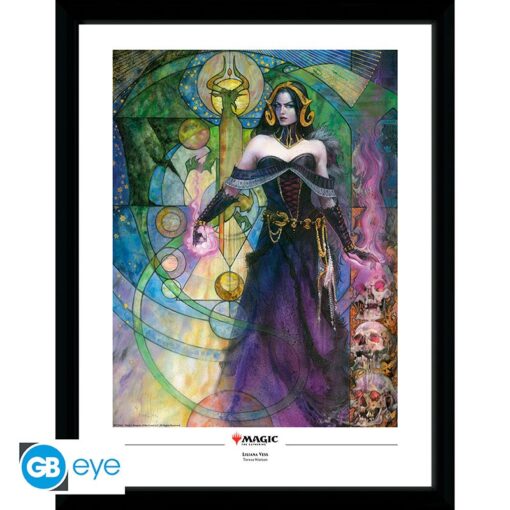 MAGIC THE GATHERING - Framed print "Liliana" (30x40)