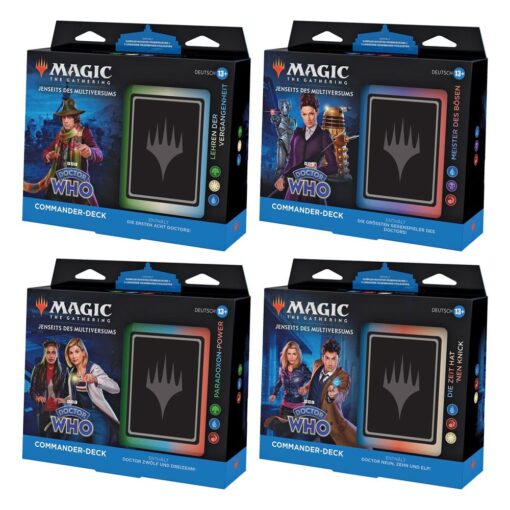 Magic The Gathering Jenseits Des Multiversums: Doctor Who Commander Decks  German Wizards of the Coast