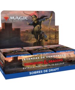 Magic The Gathering Leyendas De Commander: Batalla Por Puerta De Baldur Draft Booster Display (24) Spagnolo Wizards Of The Coast