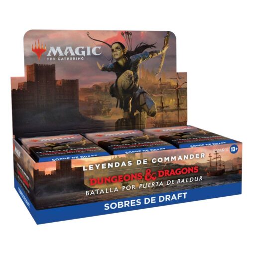 Magic The Gathering Leyendas De Commander: Batalla Por Puerta De Baldur Draft Booster Display (24) Spagnolo Wizards Of The Coast