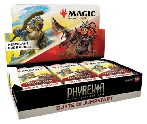 Magic The Gathering Phyrexia: Tutto Diverrà Uno Jumpstart Booster Display (18) Italian Wizards of the Coast