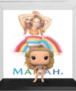 Mariah Carey Funko POP con Cover Album Vinile Figura Mariah Carey - Rainbow 9 cm