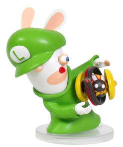 MARIO RABBID K.BATTLE STATUA LUIGI 8CM FIGURES - ACTION