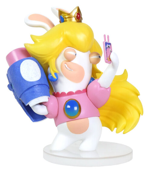 MARIO RABBID K.BATTLE STATUA PEACH 8CM FIGURES - ACTION