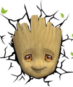 Marvel 3D LED Light Baby Groot Face 3D 3Dlight