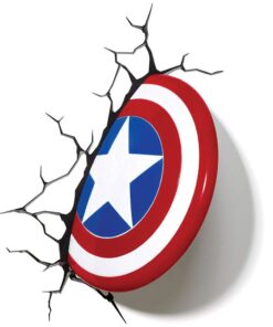 Marvel 3D LED Light Captain America Shield 3Dlight