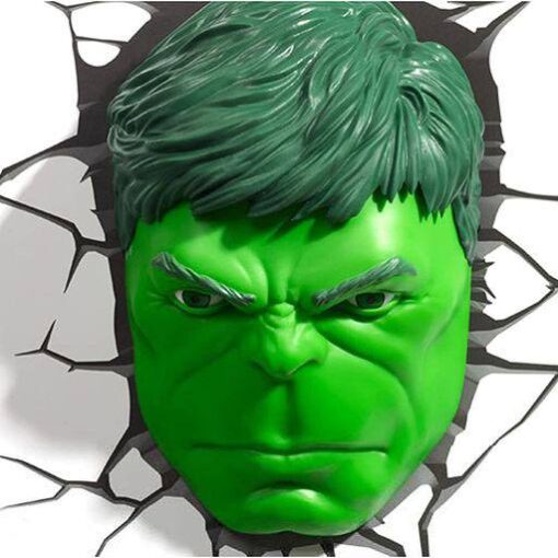 Marvel 3D LED Light Hulk Face 3D 3Dlight