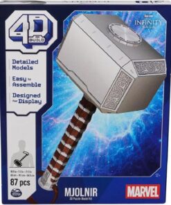 Marvel: 4D Build - Thor Mjolnir Hammer 3D Puzzle Spin Master