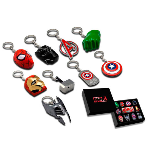 Marvel Assortiti 3d Portachiavi Collection Box Bambino Licensing