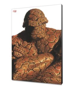 Marvel Avengers Collection In Legno Wall Art Alex Ross - The Thing 30 X 45 Cm Semic