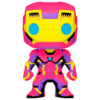 Marvel Black Light Funko POP Super Eroi Vinile Figura Iron Man 9 cm