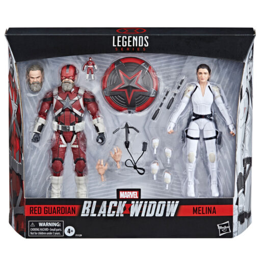 Marvel Black Widow Red Guardian E Melina Set 2 Figures 15cm Hasbro