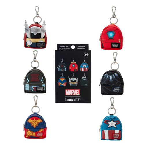 Marvel By Loungefly Portachiavis Avengers Mini Zaino Blind Box  Loungefly