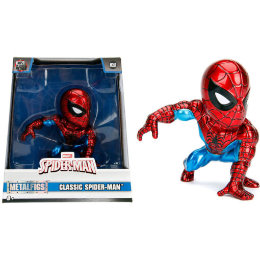 Marvel Classic Spider-man Metalfigs Figura 10cm Jada Toys