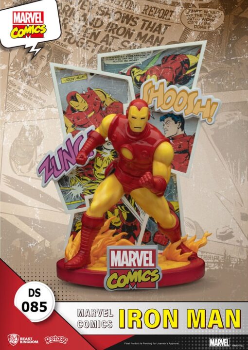 Marvel Comics D-Stage PVC Diorama Iron Man 16 Cm Beast Kingdom Toys