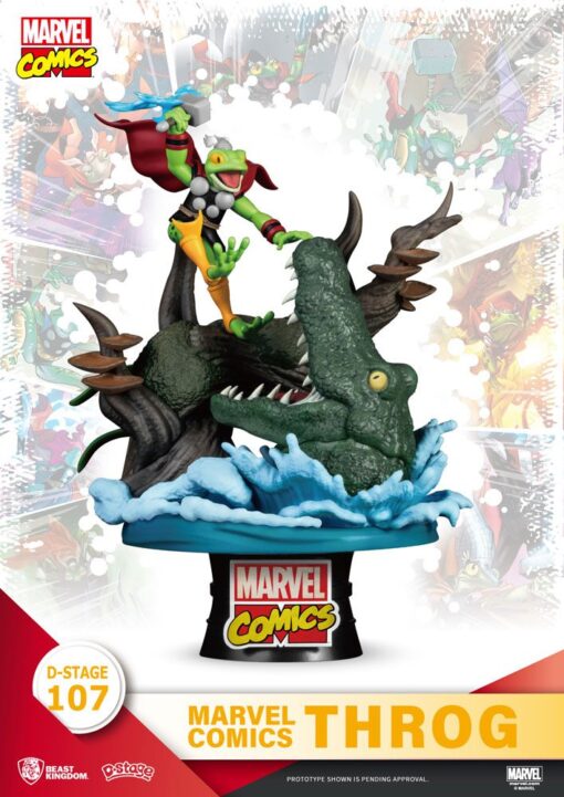 Marvel Comics D-Stage PVC Diorama Throg 17 Cm Beast Kingdom Toys